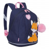 Рюкзак детский с лисичкой Grizzly RK-281-3 Синий
