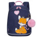 Рюкзак детский с лисичкой Grizzly RK-281-3 Синий