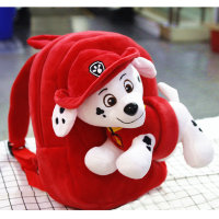 Детский рюкзак с собачкой Пожарный Красный