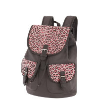 Рюкзак для девушки Asgard Капучино - Леопард розовый Р-5593 mix