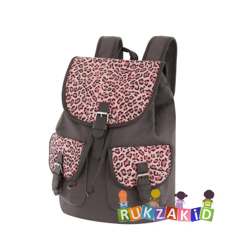 Рюкзак для девушки Asgard Капучино - Леопард розовый Р-5593 mix