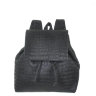 Женский рюкзак Asgard Р-5281 Крокодил Черный
