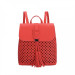 Рюкзак женский с сумочкой из экокожи Ors Oro DS-0082 Коралл