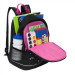 Рюкзак школьный для девочки Grizzly RG-063-3 Черный