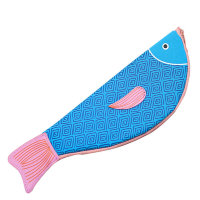 Пенал детский Рыбка Сине-розовый