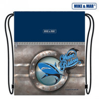 Мешок для обуви Mike Mar M055 Акула Серо-синий
