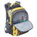 Молодежный рюкзак Grizzly RU-715-3 Серый - желтый