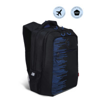 Рюкзак для мальчика Grizzly RB-256-6 Черный - синий