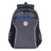 Рюкзак школьный подростковый Grizzly RB-259-3 Черный - серый - синий