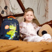 Рюкзак детский с динозавром Grizzly RK-282-2 Синий