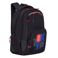Рюкзак молодежный Grizzly RU-333-3 Черный - красный