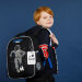 Ранец рюкзак школьный Grizzly RAf-393-6 Черный - синий