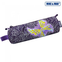 Школьный пенал-тубус Майк Мар R-24 Бабочка Фиолетовый