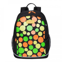 Рюкзак школьный для девочки Grizzly RG-063-5 Черный