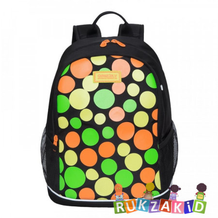 Рюкзак школьный для девочки Grizzly RG-063-5 Черный