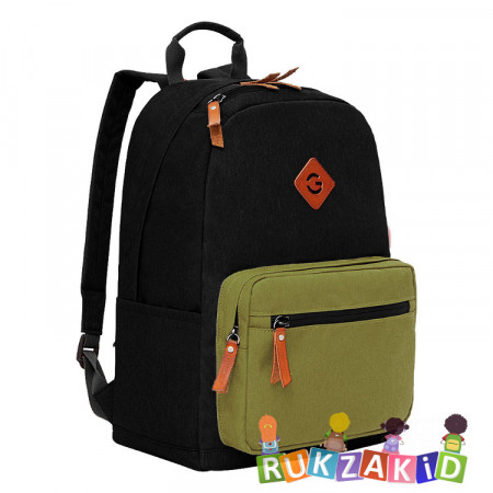 Рюкзак молодежный Grizzly RQL-118-2 Черный - хаки