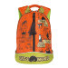 Рюкзак детский Grizzly RS-759-1 Cat's World Оранжевый - салатовый