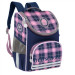 Ранец школьный с мешком для обуви Grizzly RAm-084-7 Темно - синий - розовый