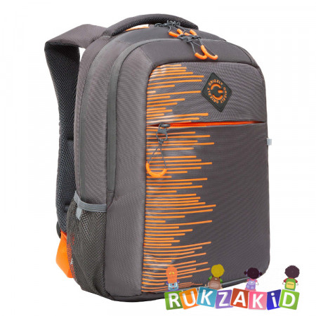 Рюкзак школьный Grizzly RB-256-6 Серый