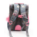 Ранец школьный с мешком для обуви Grizzly RAm-384-9 Кошки Серый