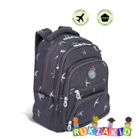 Рюкзак школьный Grizzly RG-262-3 Ласточки