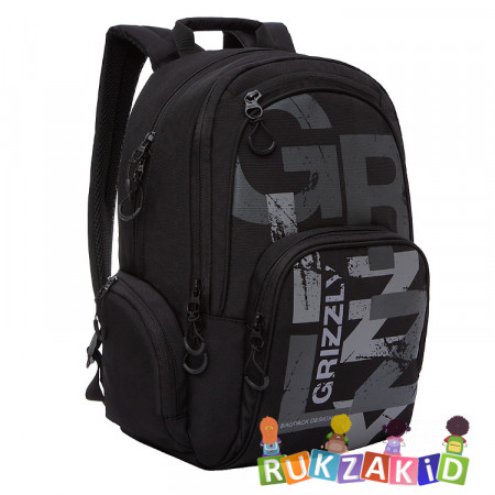 Рюкзак молодежный Grizzly RU-033-22 Черный