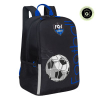 Рюкзак школьный Grizzly RB-351-1 Football Черный - синий