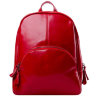 Городской женский рюкзак из натуральной кожи California красный