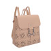 Рюкзак женский с сумочкой из экокожи Ors Oro DS-0084 Песочный