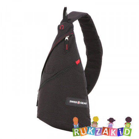 Рюкзак на одной лямке Swissgear SA18302130 Черный / Красный
