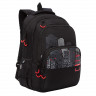 Рюкзак школьный Grizzly RU-130-4 Черный - красный