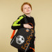 Рюкзак школьный Grizzly RB-351-1 Football Черный - оранжевый