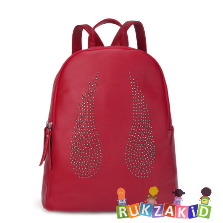 Женский рюкзак из экокожи Ors Oro D-458 Красный
