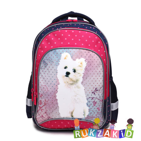 Рюкзак для школьника 4ALL SCHOOL RU 75-01 Собачка