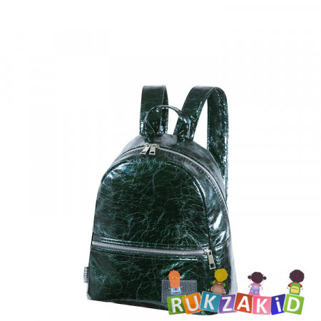 Рюкзак молодежный мини Asgard Р-7222 Фольга зеленый темный
