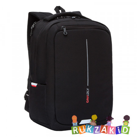 Рюкзак молодежный Grizzly RU-134-11 Черный - красный
