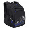 Рюкзак школьный Grizzly RB-350-3 Черный - синий