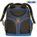 Школьный рюкзак облегченный MikeMar 1010-02 Темно-серый / синий кант
