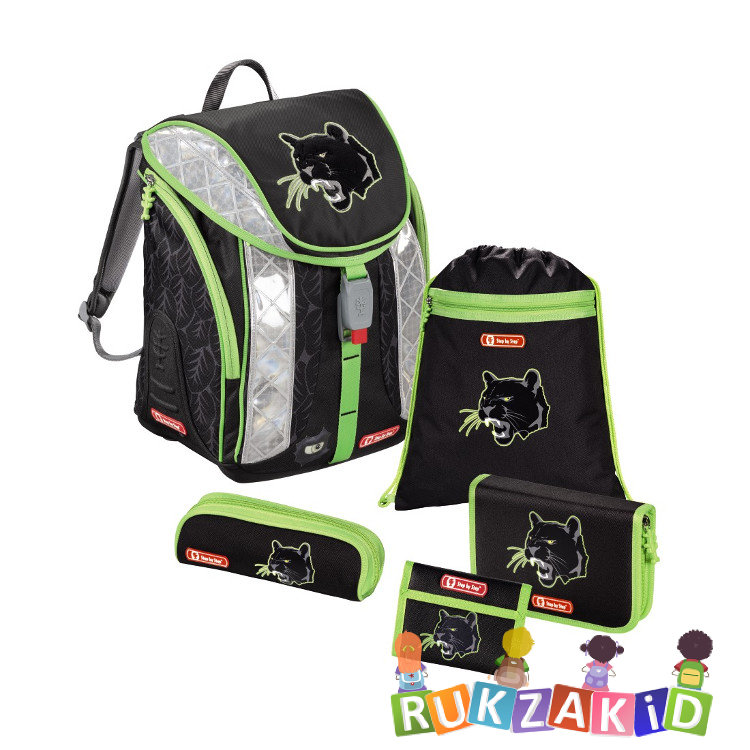 Купить ранец hama step by step flexline set wild cat в интернет магазине Rukzakid.ru