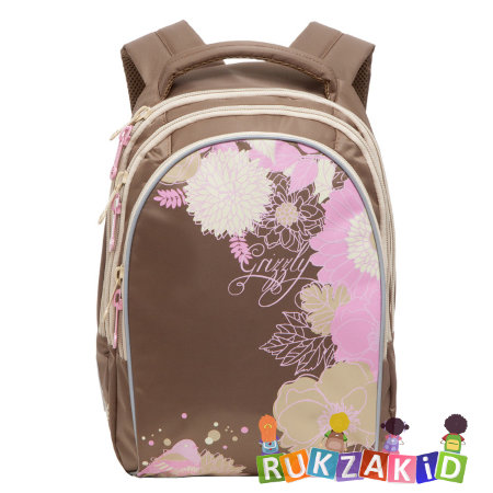 Рюкзак школьный Grizzly RG-657-2 Охра