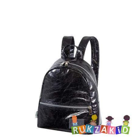 Рюкзак молодежный мини Asgard Р-7222 Фольга черный