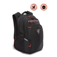 Рюкзак школьный Grizzly RB-250-2 Черный - красный