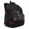 Рюкзак школьный Grizzly RU-130-4 Черный - серый