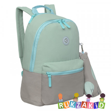 Рюкзак молодежный Grizzly RXL-323-4 Мятный - серый