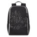 Рюкзак школьный Grizzly RB-351-5 Черный - серый