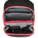 Облегченный школьный рюкзак MikeMar 1010-04 Бежевая клетка / красный кант