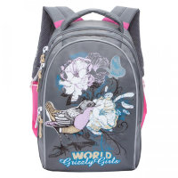 Рюкзак школьный Grizzly RG-868-2 Серый