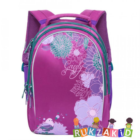Рюкзак школьный Grizzly RG-657-2 Лиловый