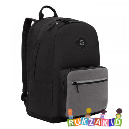 Рюкзак молодежный Grizzly RQL-218-2 Черный - серый