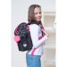 Ранец рюкзак школьный Grizzly RAl-294-2 Кошечки Черный